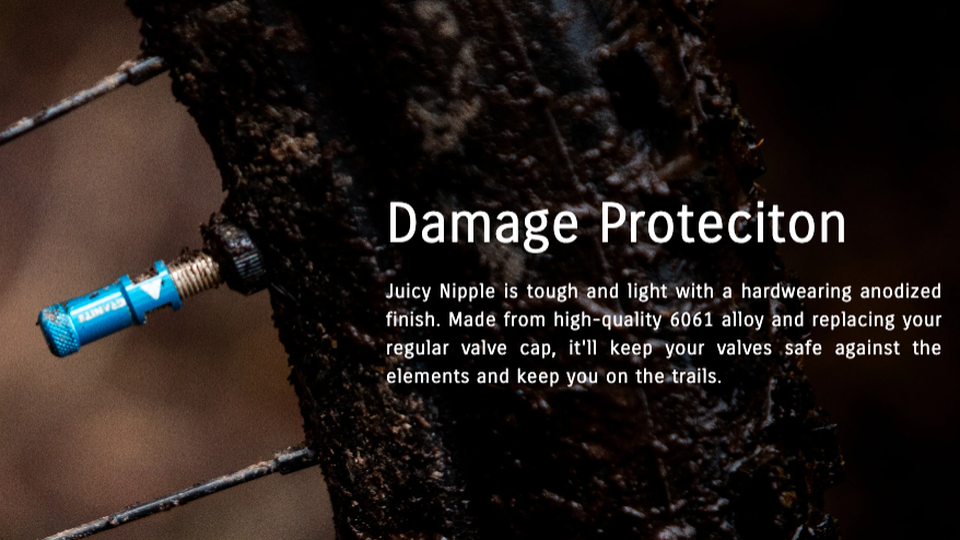 Granite Design Juicy Matching Tubeless Valves & Cap - 44mm