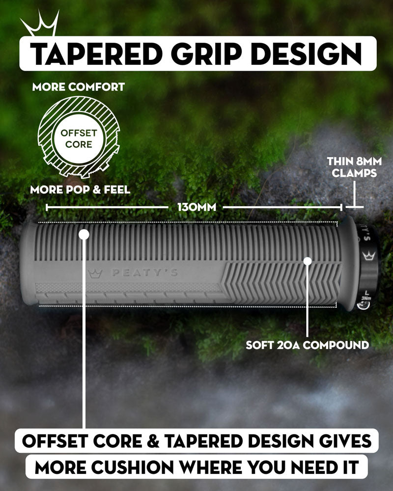 Peaty's Monarch Grips - Mushroom