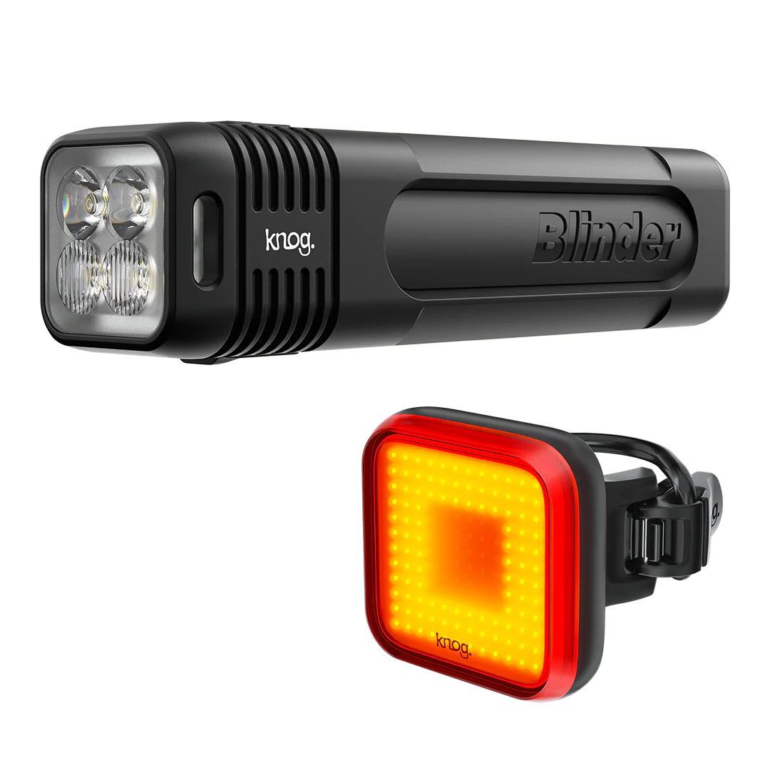 Knog Blinder 600 | Square Light Set - 600/100 Lumens