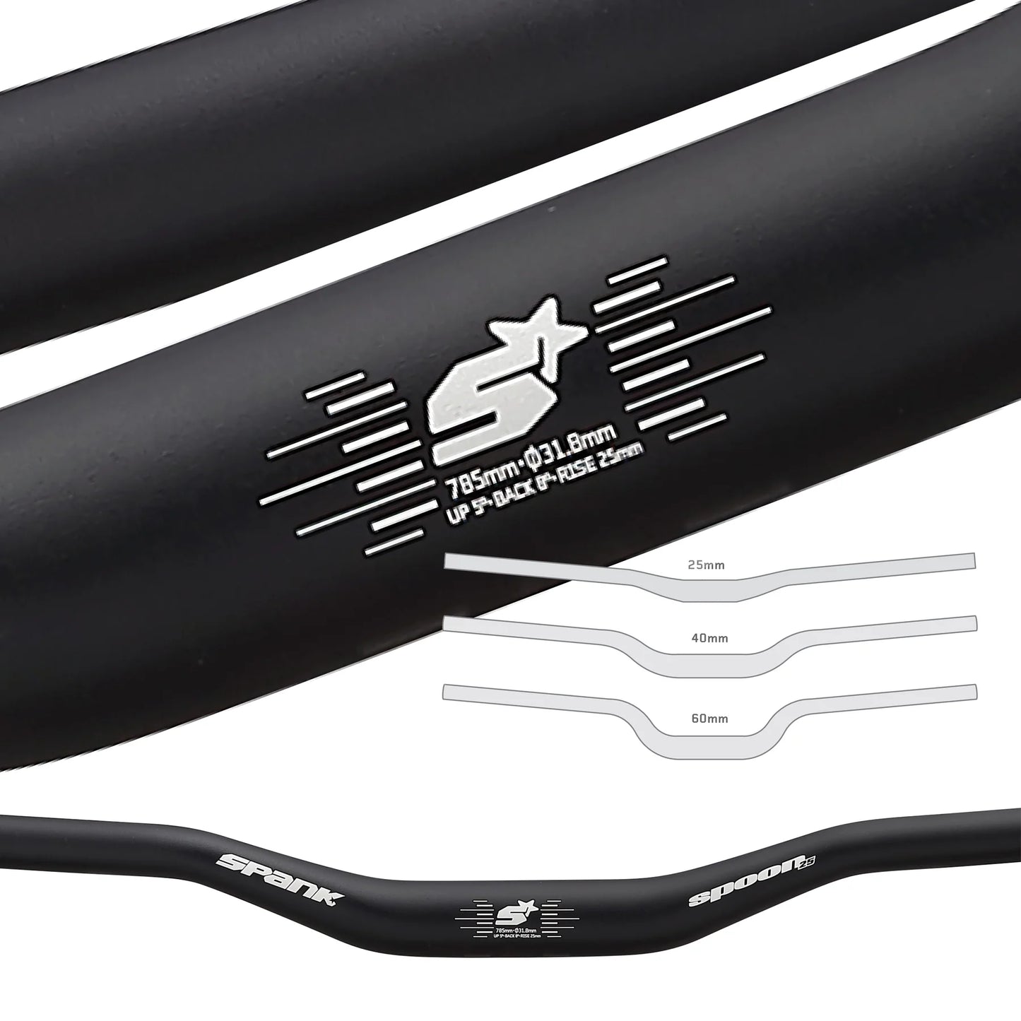 Spank Spoon Alloy bar - 31.8mm Dia.
