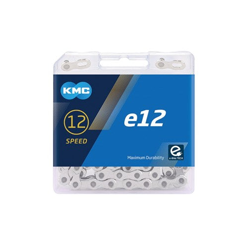 KMC E12 126L E-Bike Chain - 12 Speed (Silver)