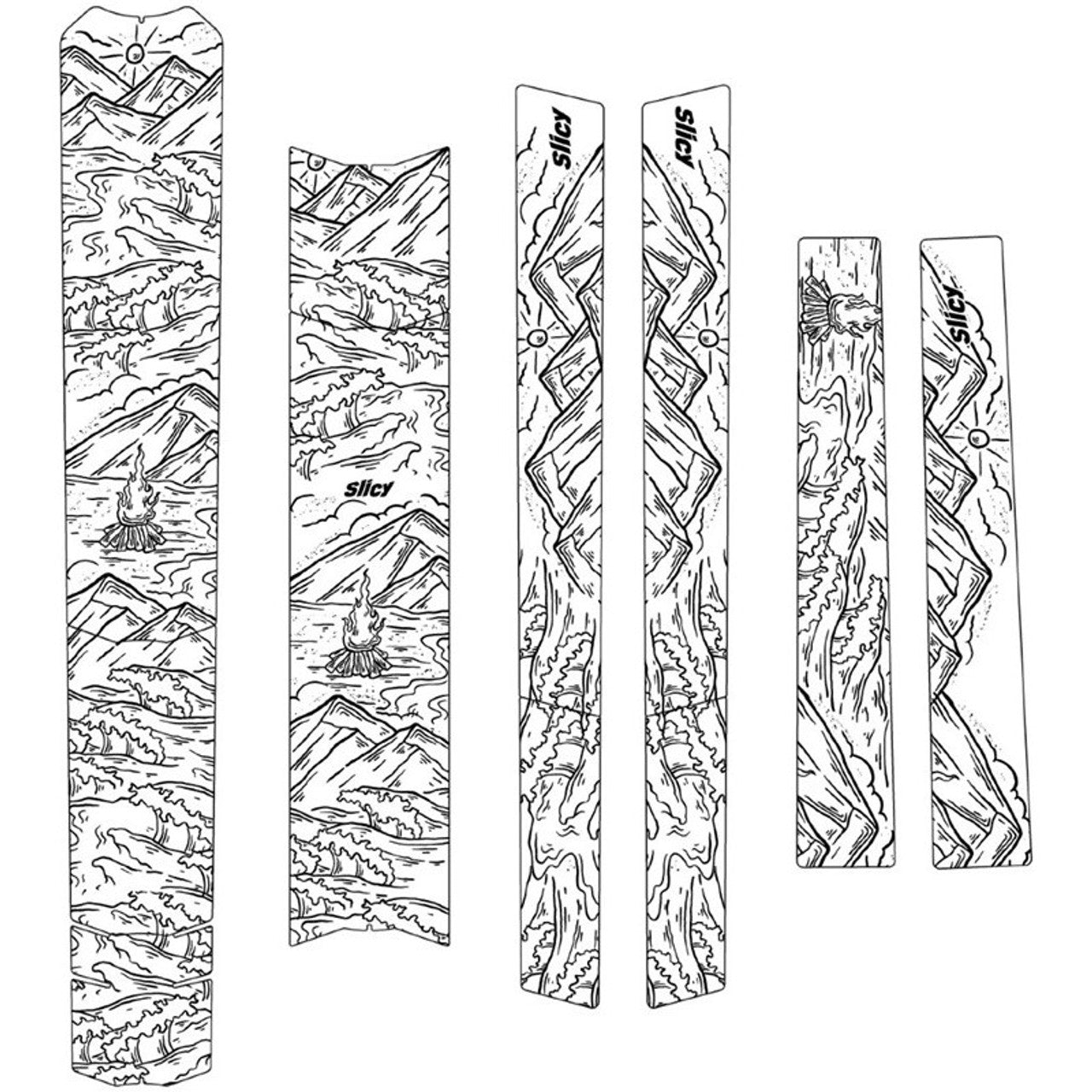 Slicy Sublimistick Bike Protection kit - Dreamland