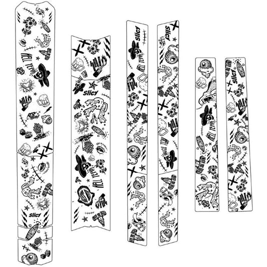 Slicy Sublimistick Bike Protection kit - Mad Black