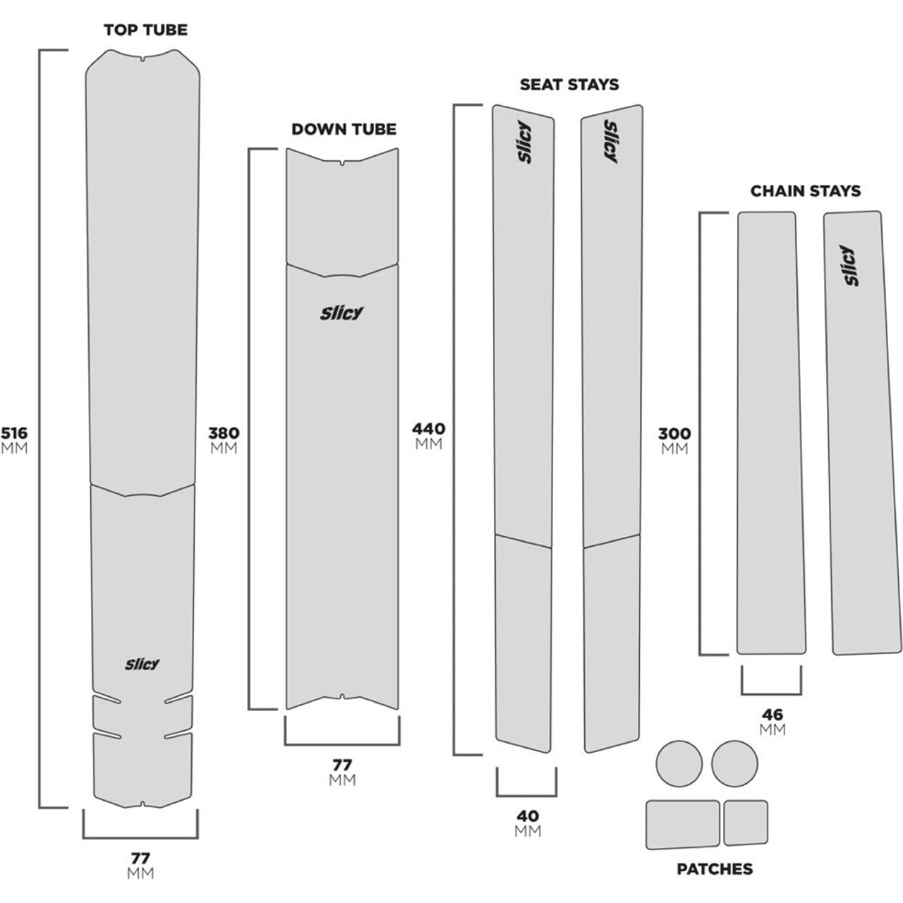 Slicy Sublimistick Bike Protection kit - Disturbed
