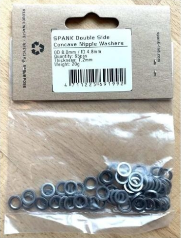 Spank Nipple Spoke Washer - 65 Pk