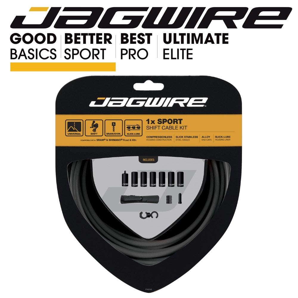 Jagwire Sport Shift Kit- Black