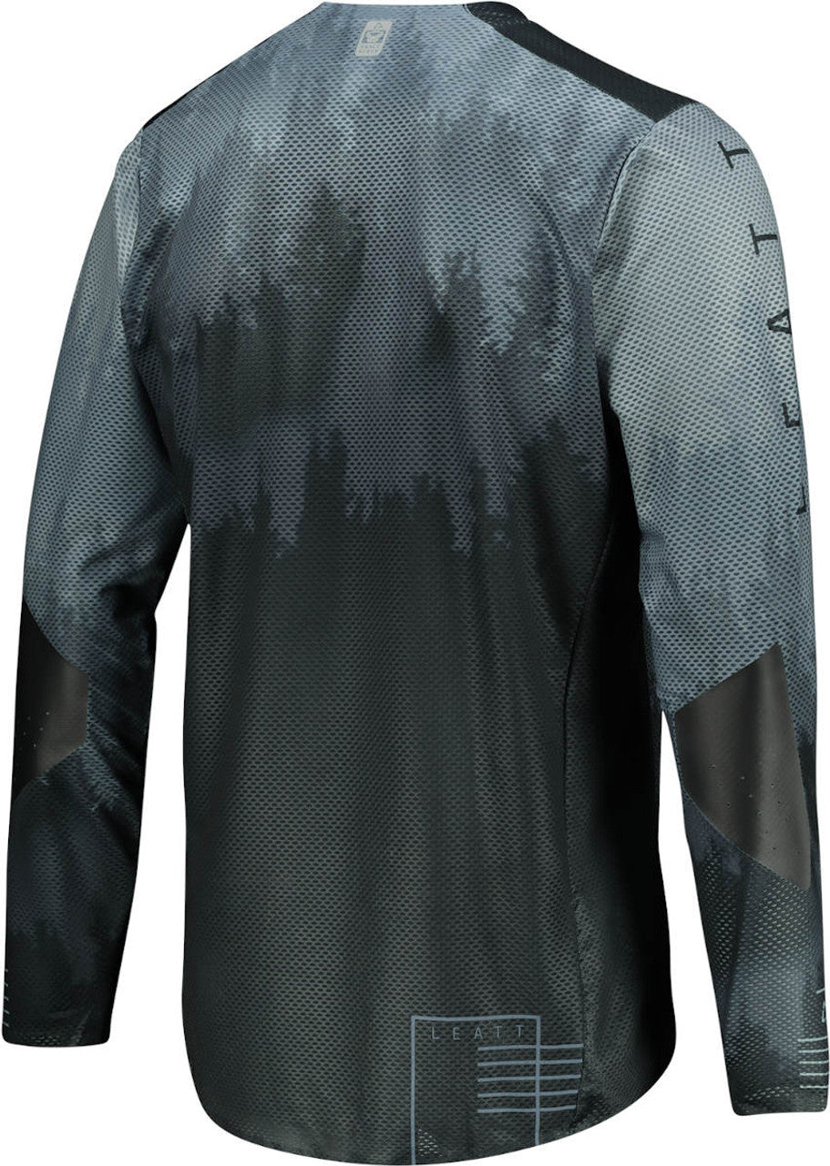 Leatt Mens Jersey Gravity 4.0 - Retro Black