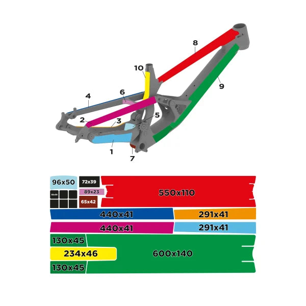 Slicy Sublimistick Enduro / DH Protection kit