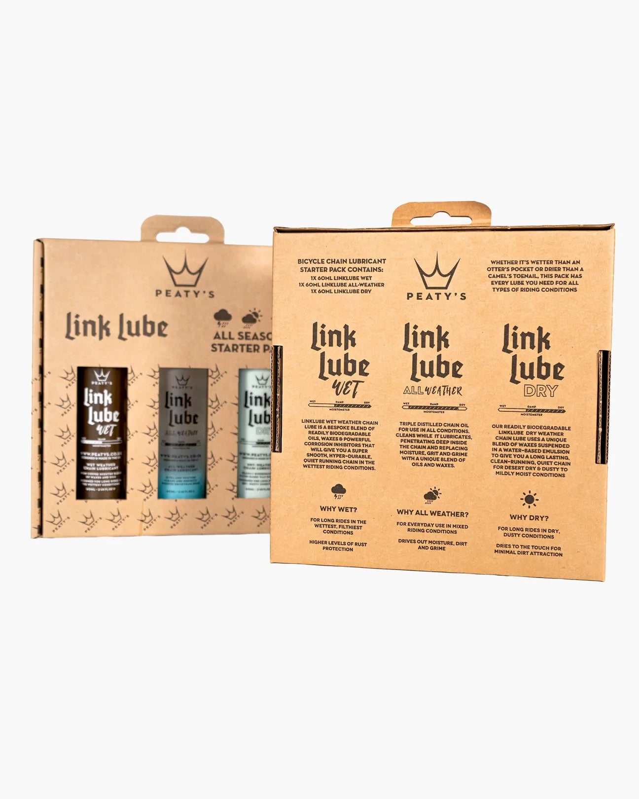 Peaty's Link Lube All Seasons - Starter Pack