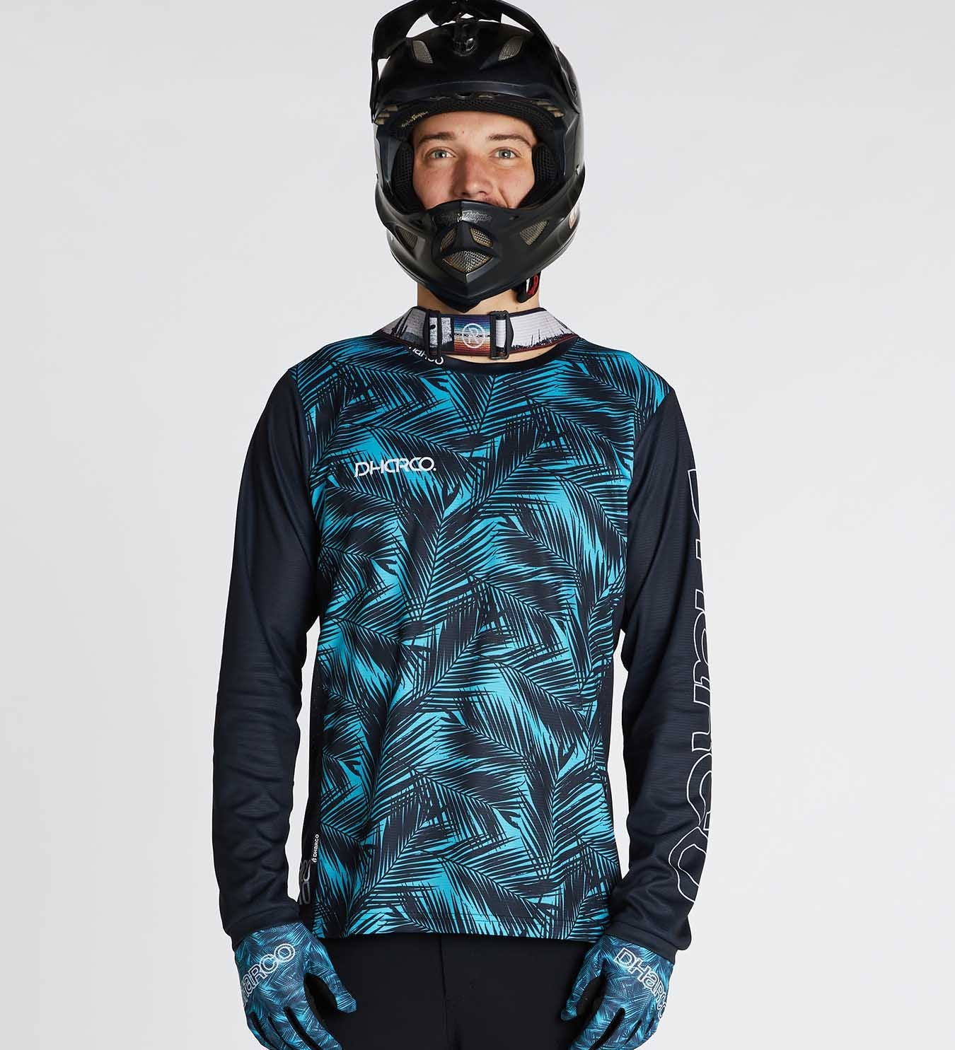 DHaRCO Mens Long Sleeve Gravity Jersey - Ice Palm