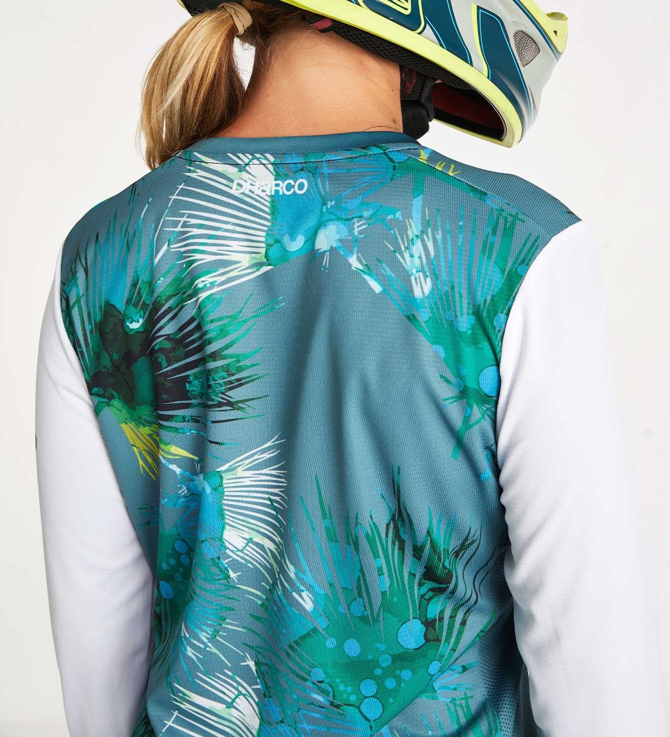 DHaRCO Ladies Long Sleeve Gravity Jersey - Ocean