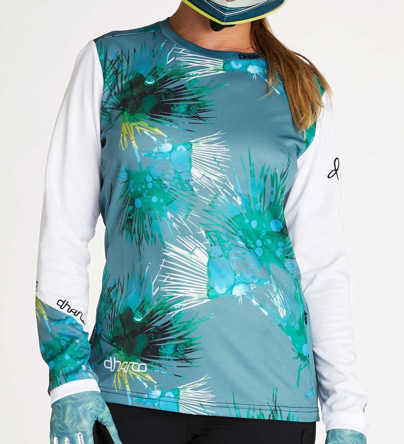 DHaRCO Ladies Long Sleeve Gravity Jersey - Ocean