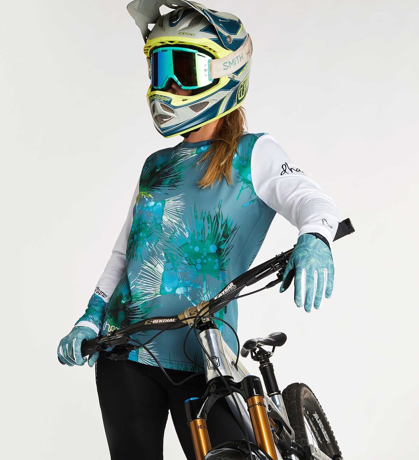 DHaRCO Ladies Long Sleeve Gravity Jersey - Ocean