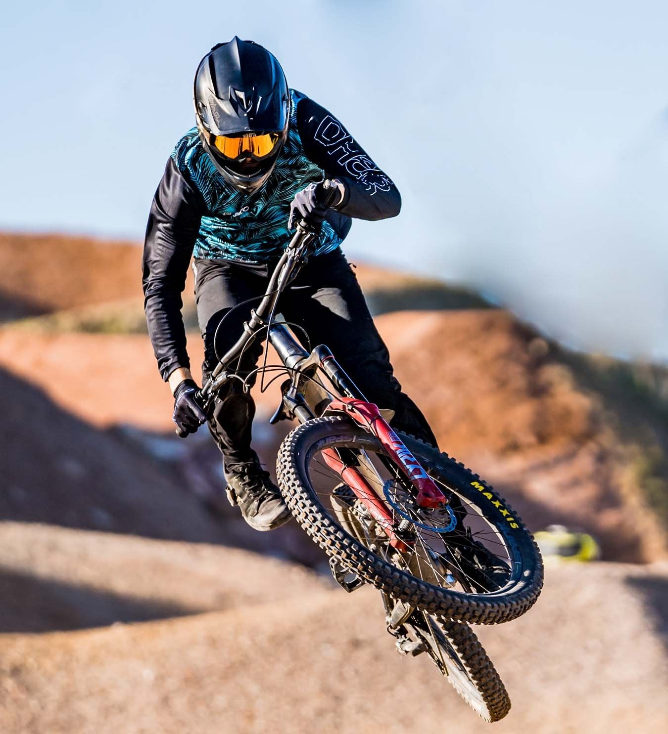 DHaRCO Mens Long Sleeve Gravity Jersey - Ice Palm