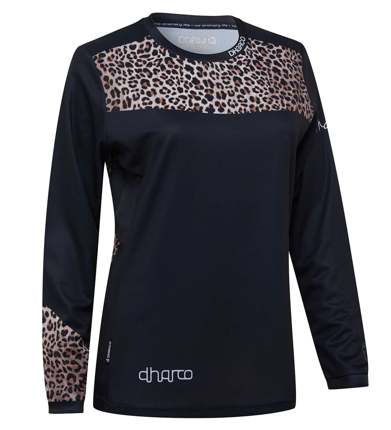DHaRCO Ladies Long Sleeve Gravity Jersey - Leopard