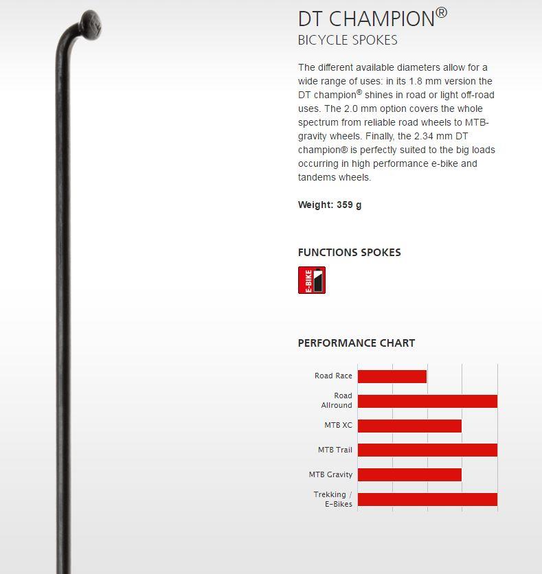 DT Swiss Champion 2.0 - J-Bend