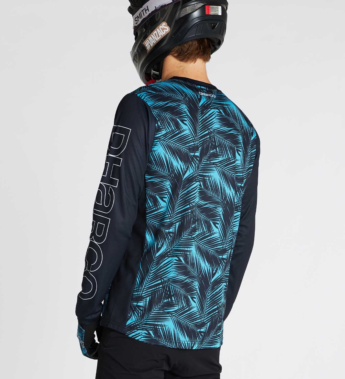 DHaRCO Mens Long Sleeve Gravity Jersey - Ice Palm