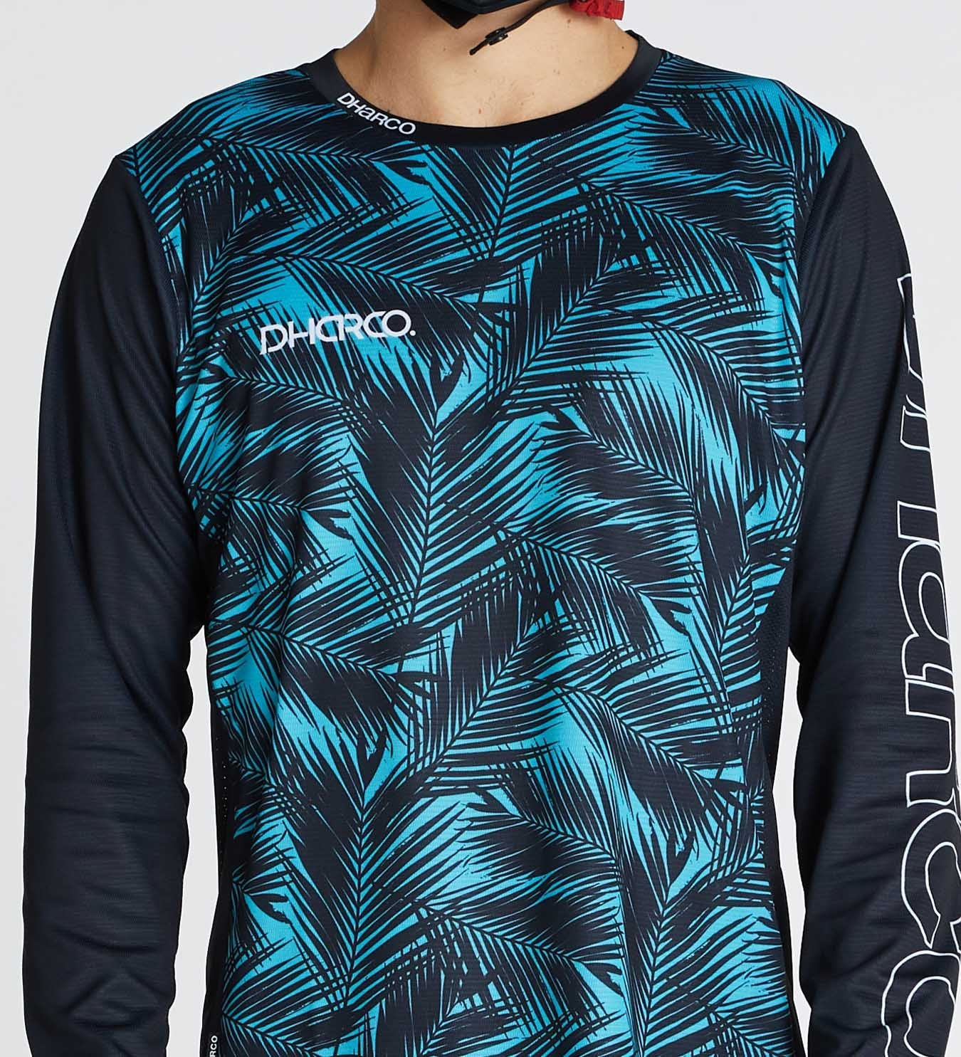 DHaRCO Mens Long Sleeve Gravity Jersey - Ice Palm