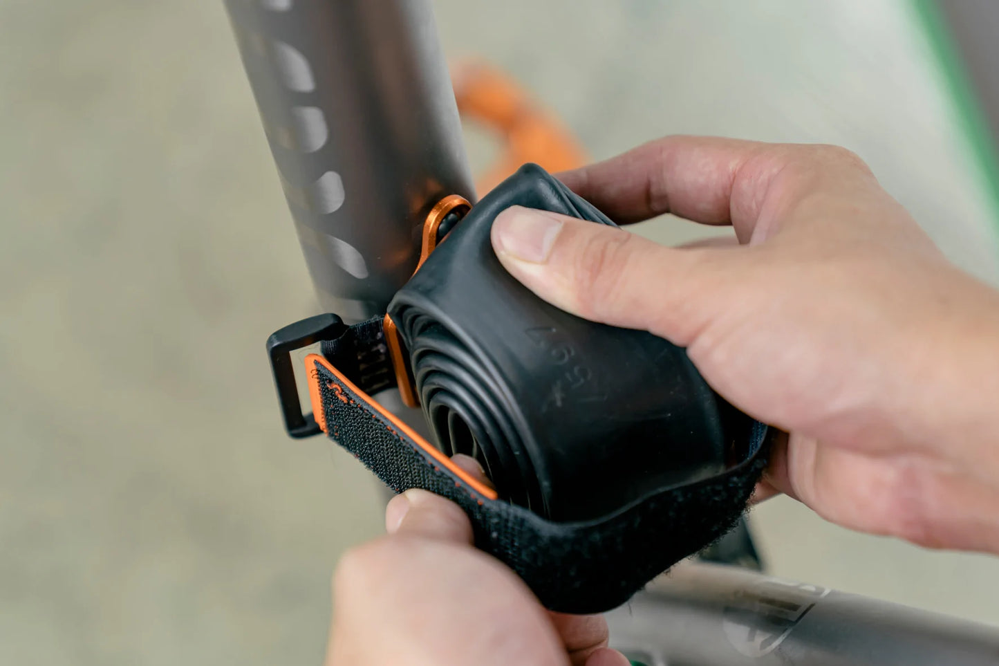 Step 4: Loop the strap around your essentials and through the buckle.