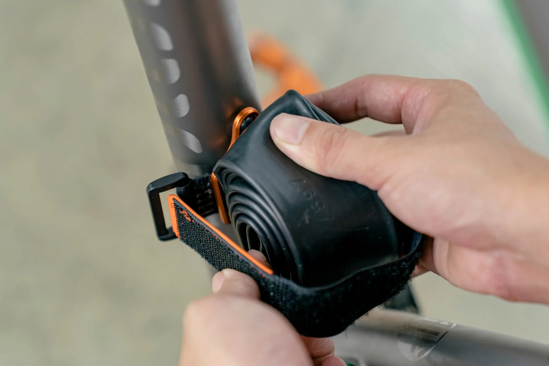 Step 4: Loop the strap around your essentials and through the buckle.