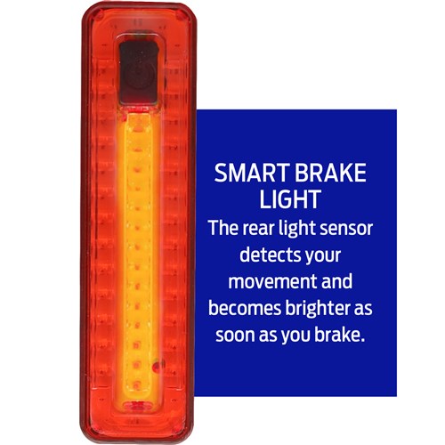 Azur Nova Smart Brake Tail light - 150 Lumens
