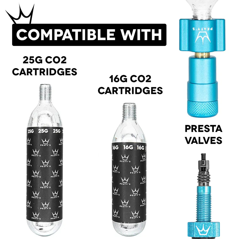 Peaty's C02 Tyre Inflator Kit