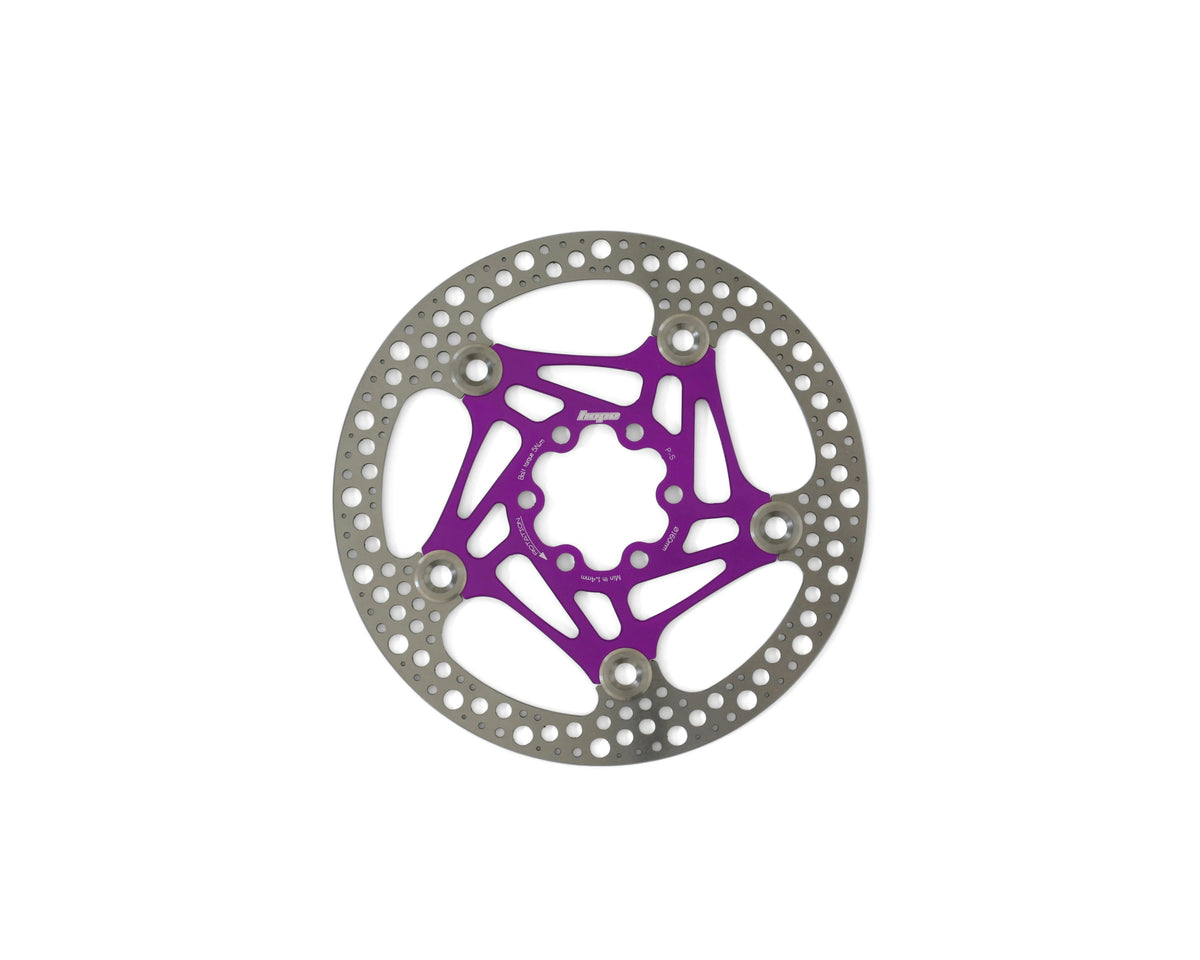 Hope road floating disc rotor in Purple