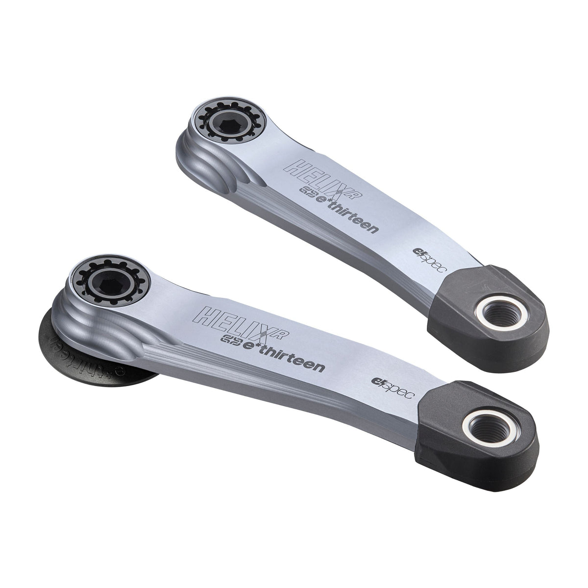 e*thirteen Helix Race e*spec Alloy E-MTB Cranks in Sterling Silver