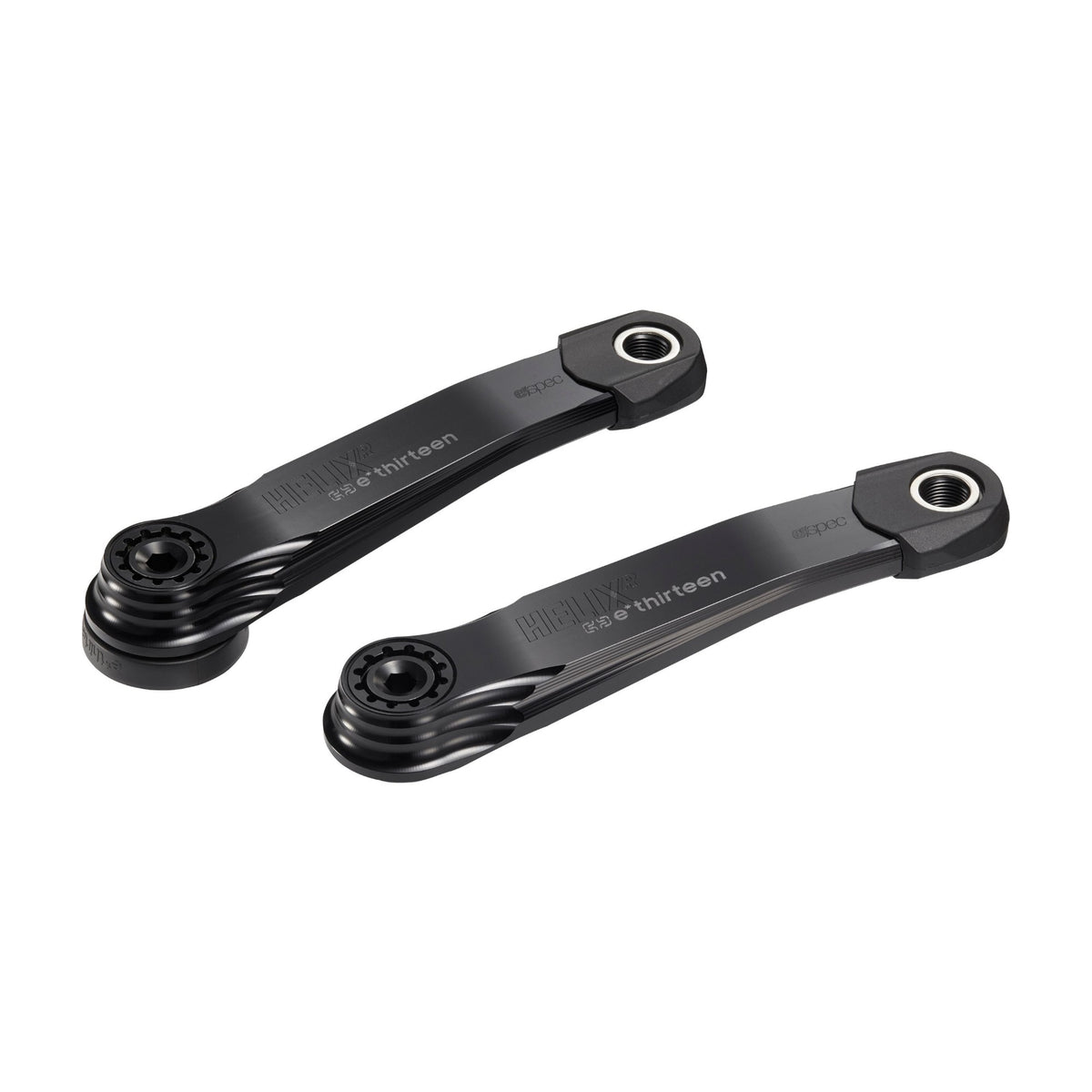 e*thirteen Helix Race e*spec Alloy E-MTB Cranks for Fazua Ride 60 in Black