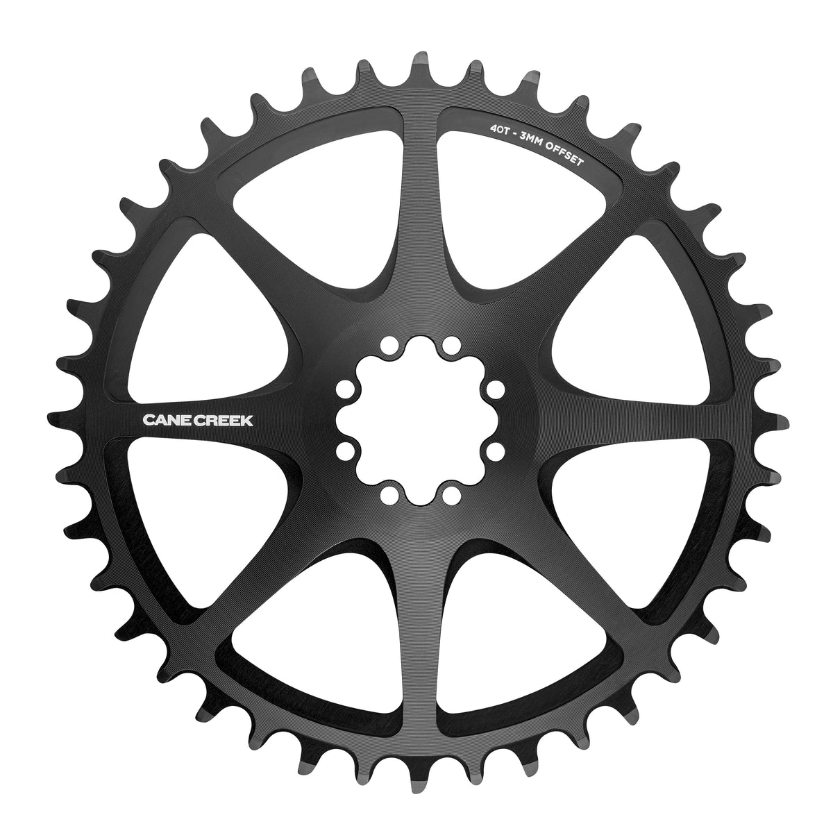Cane Creek eeWings Chainrings & Spiders in Chainring 38T, 3mm offset, Black