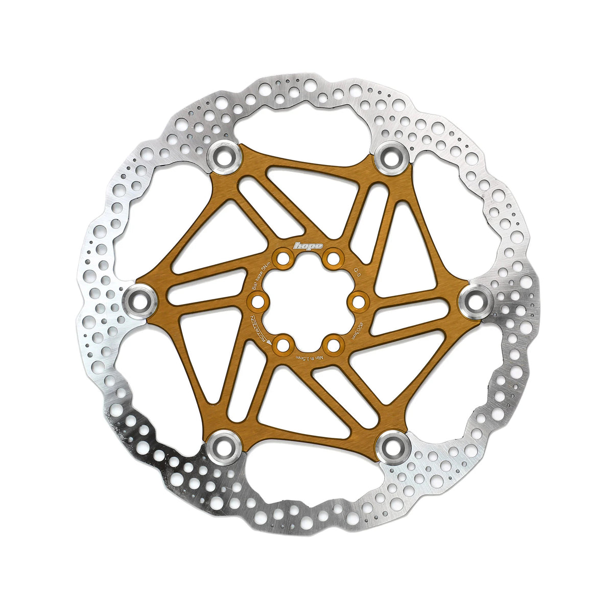 Hope floating disc rotor in Bronze