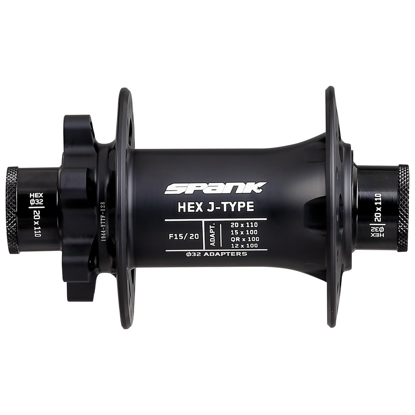 Spank HEX (Non-Boost) 32H Front Hub - 15/100