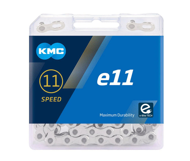 KMC X-Series E11 122L E-Bike Chain - 11 Speed (Silver)