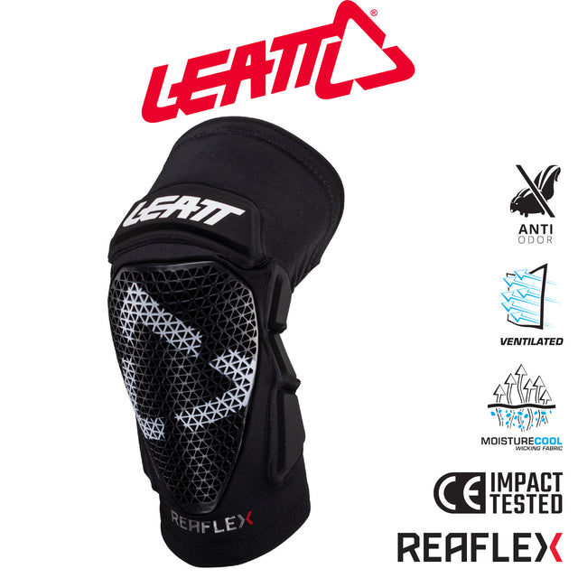 Leatt ReaFlex Pro Knee Guard in Black