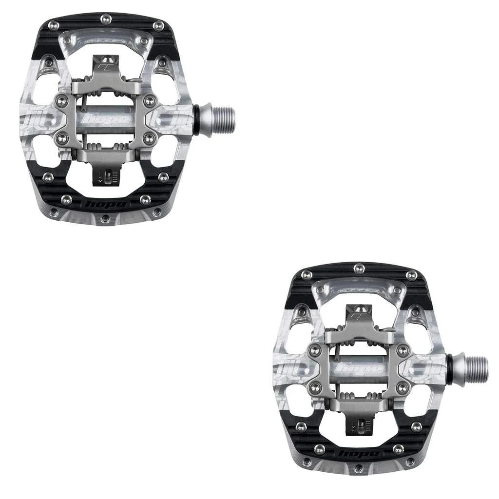 Hope Union Gravity Pedals in Silver
