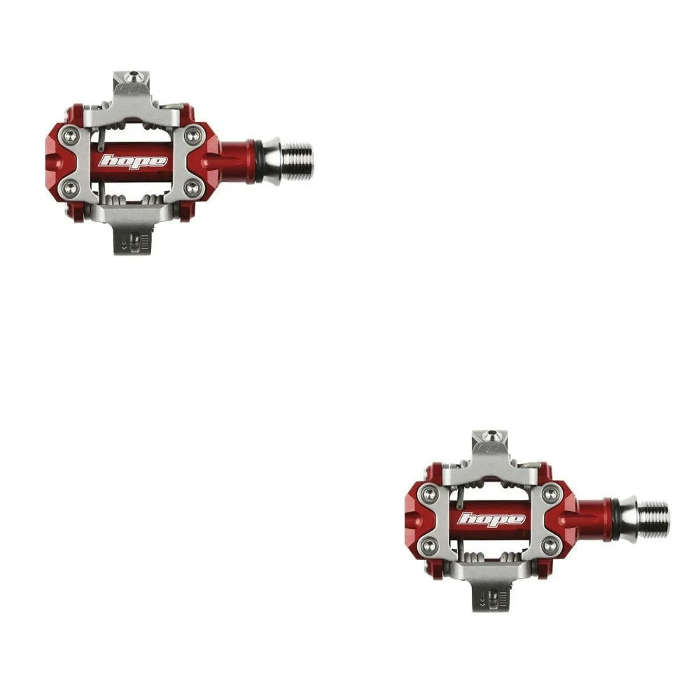 Hope Union Race Pedals in Red