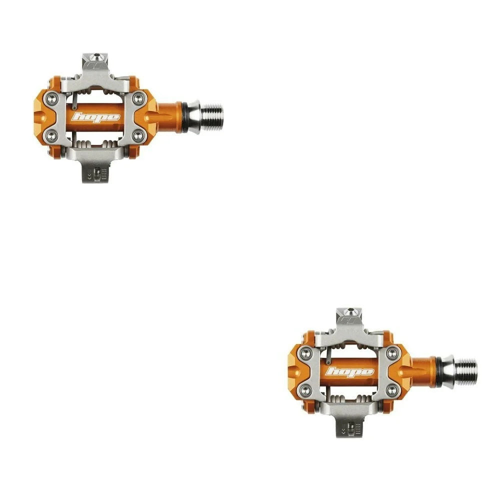 Hope Union Race Pedals in Orange