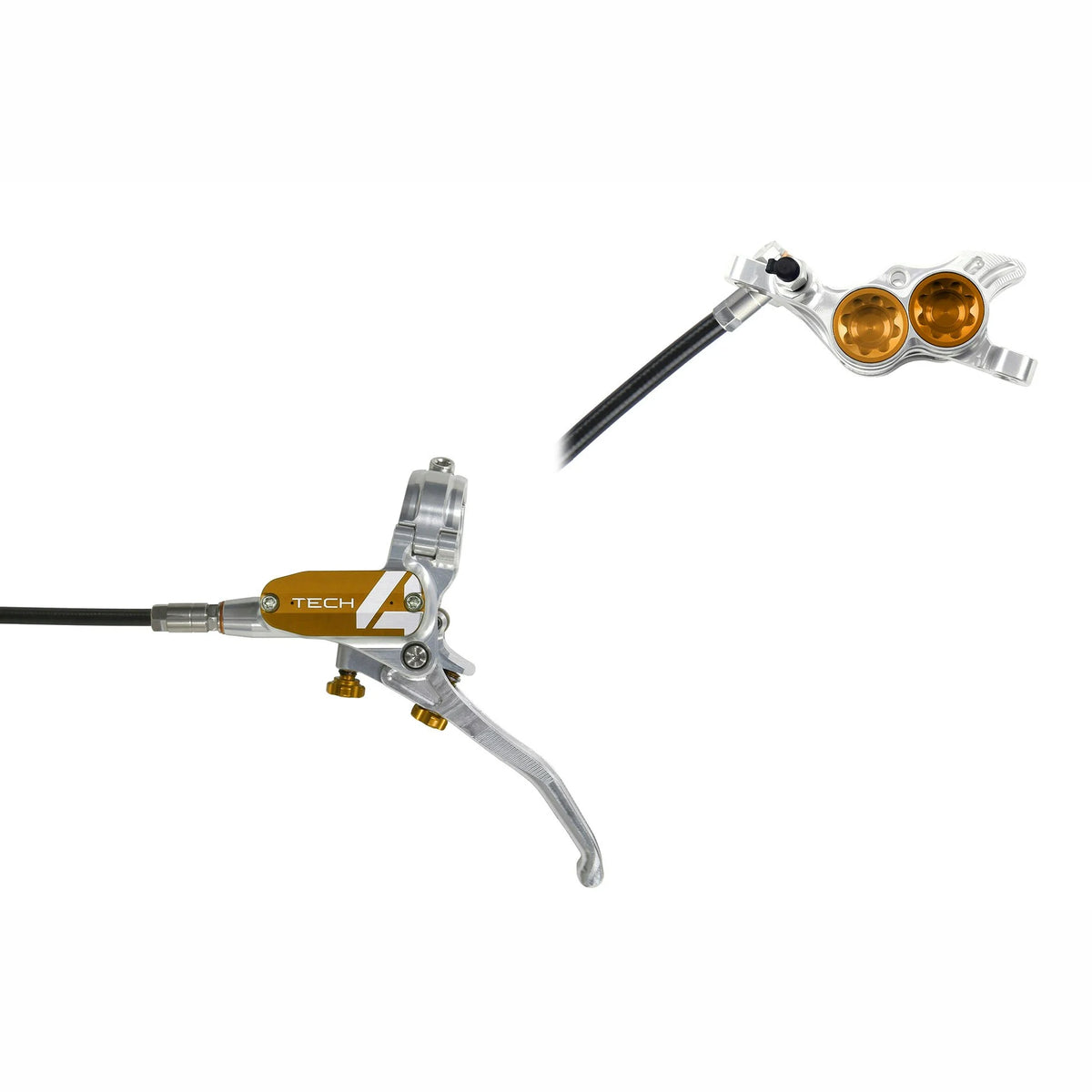 Hope Tech 4 E4 brake in Silver/Bronze