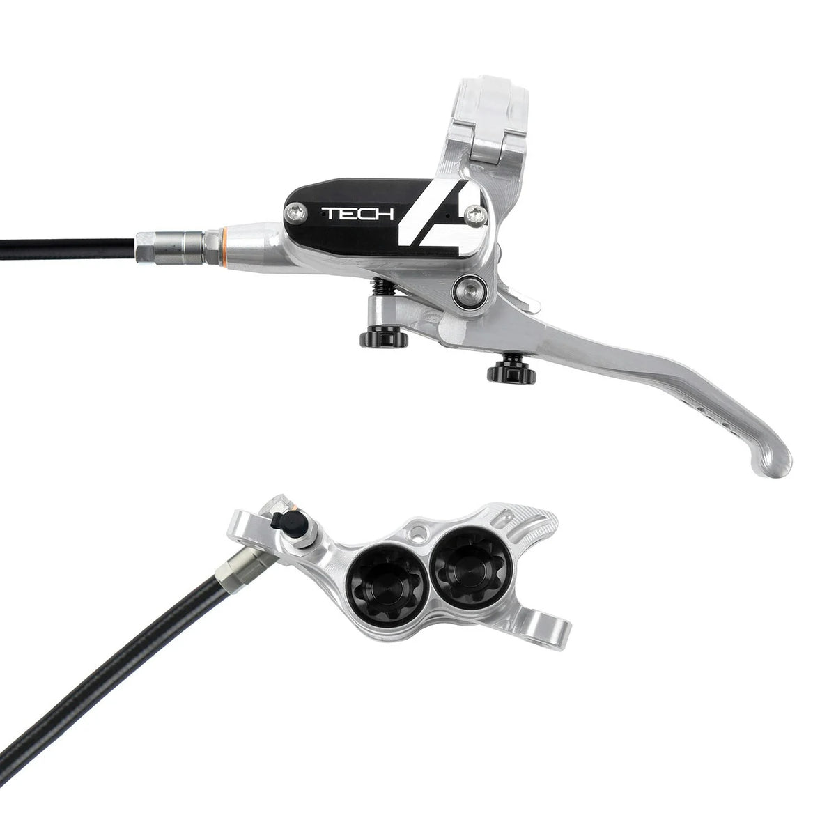 Hope Tech 4 E4 brake in Silver/Black