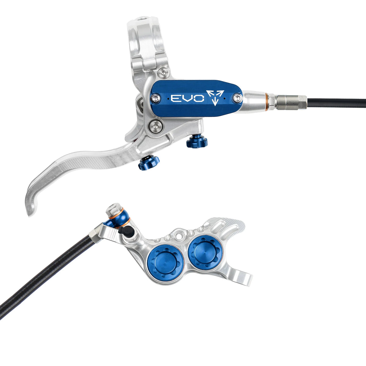 Hope Tech Evo GR4 brake in Silver/Blue