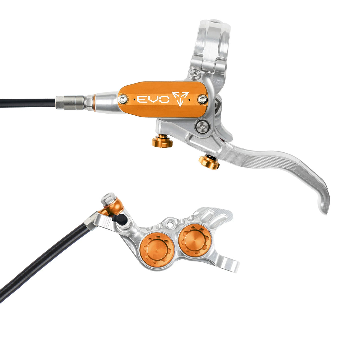 Hope Tech Evo GR4 brake in Silver/Orange