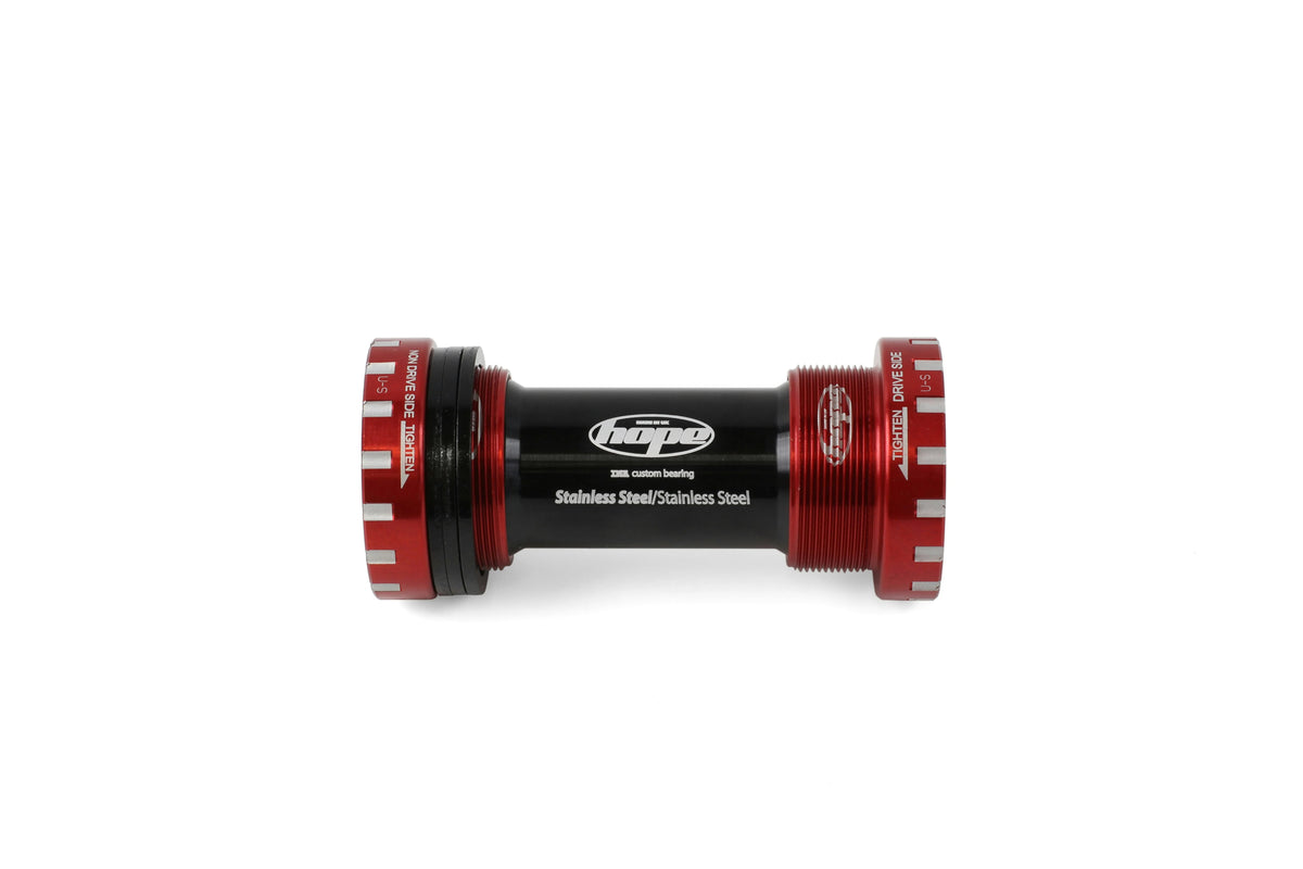 Hope Stainless Bottom Bracket in Red