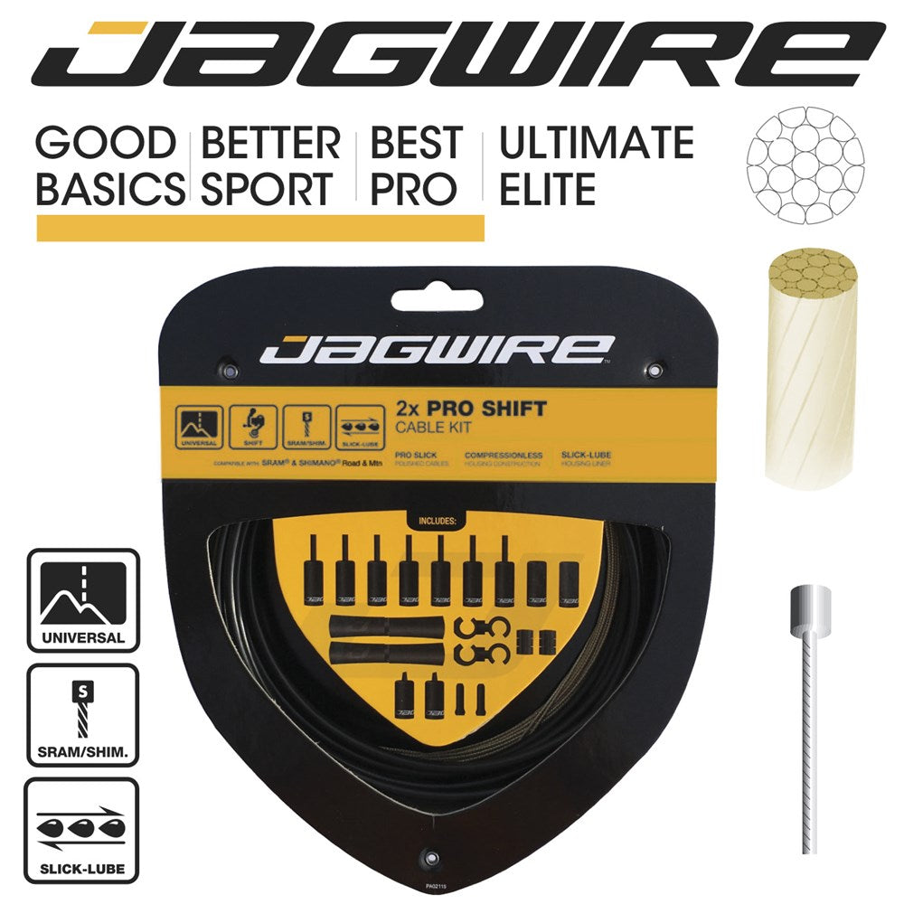 Jagwire Pro 2x Shift Kit- Black (Copy)