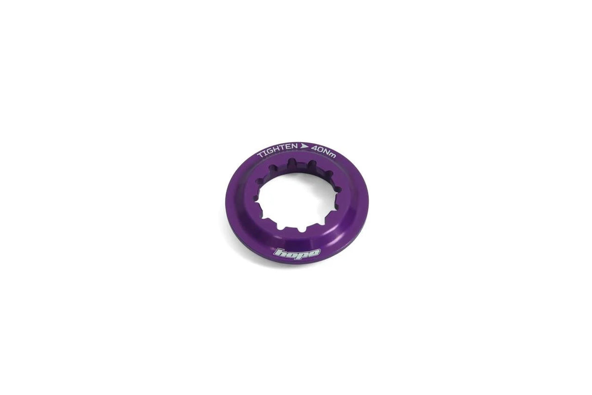Hope Centre Lock lockring in Purple