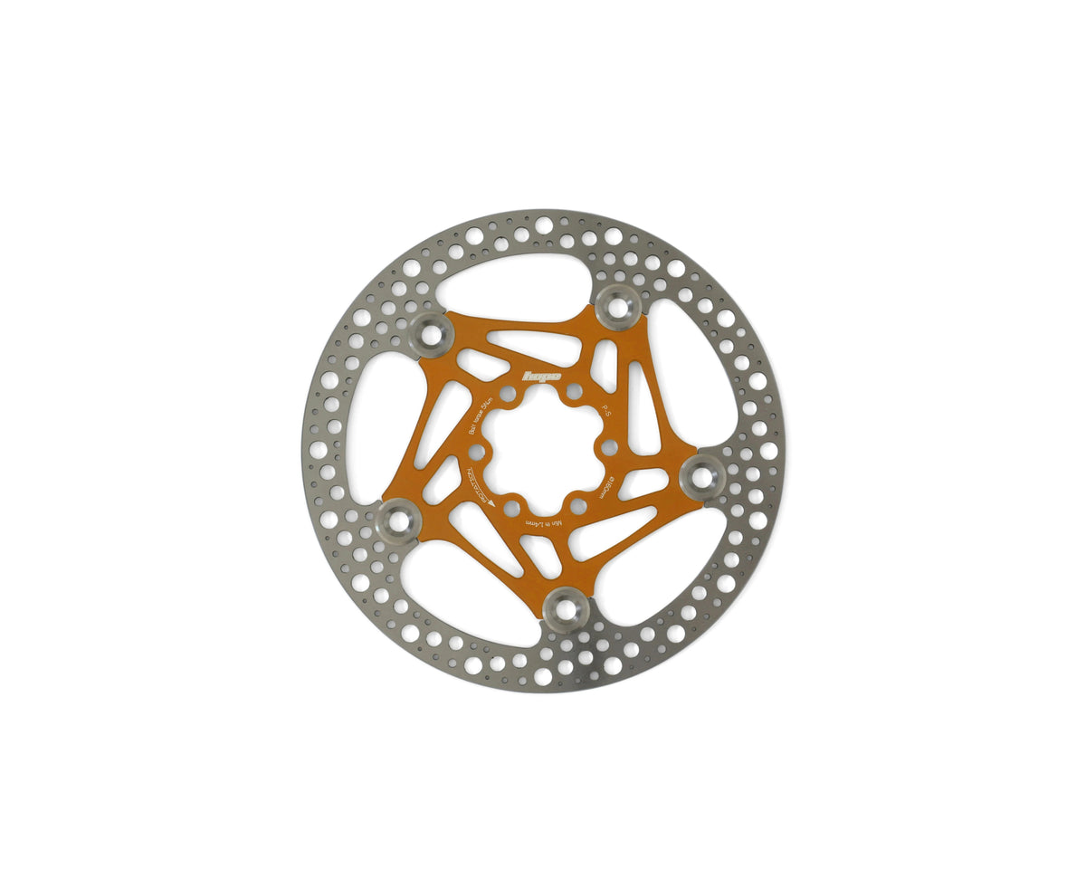 Hope road floating disc rotor in Orange