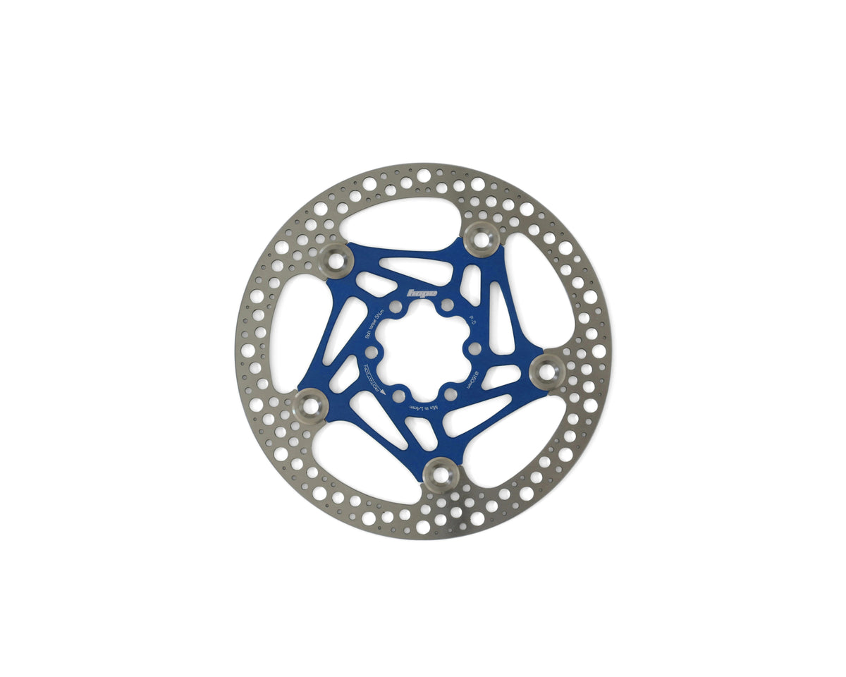 Hope road floating disc rotor in Blue