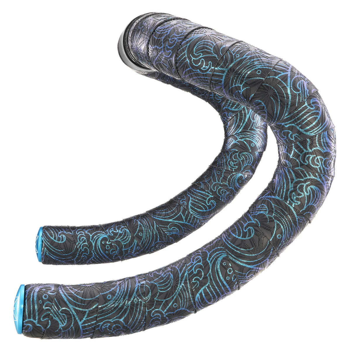 Supacaz Super Sticky Kush Limited Edition Bar Tape in Tsunami Blue Refractor