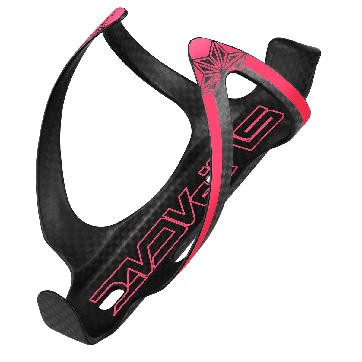Supacaz Fly Cage Carbon in Neon Pink
