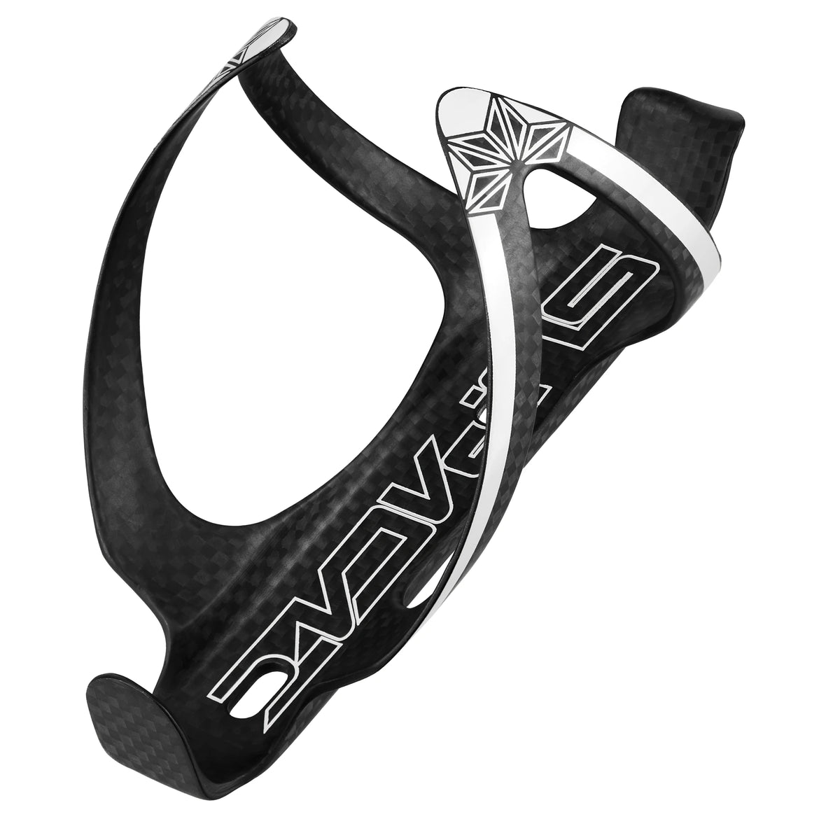 Supacaz Fly Cage Carbon in White