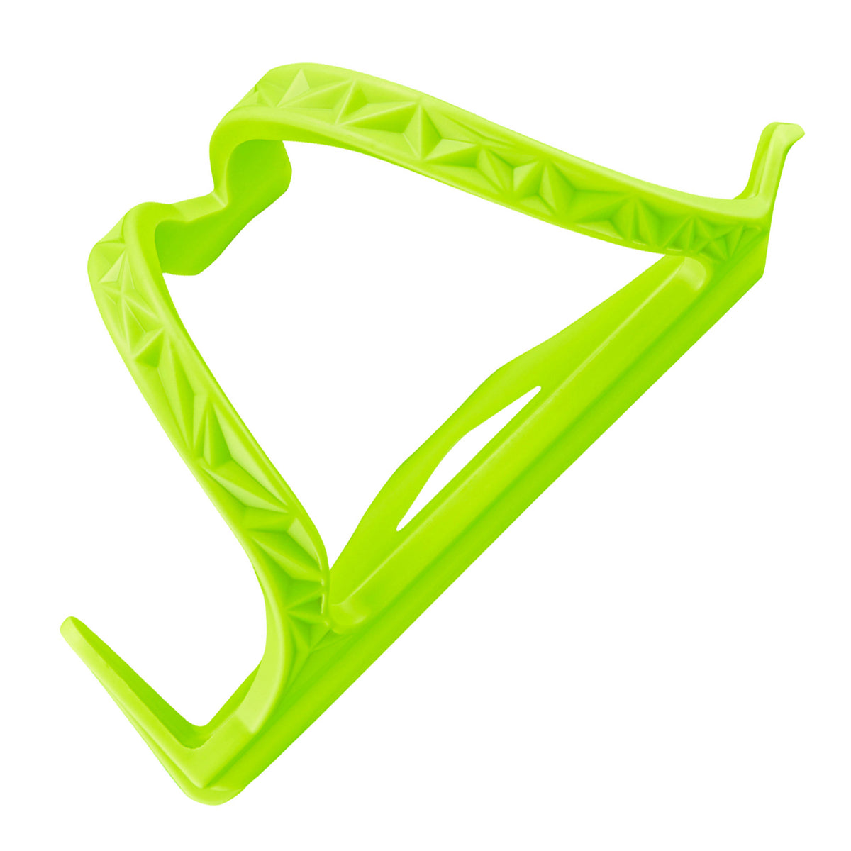 Supacaz Side Swipe MTB Bottle Cage in Neon Yellow, Left